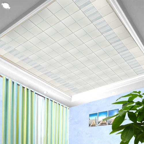 復古鋁扣板吊頂效果圖-現代簡約鋁扣板吊頂效果圖