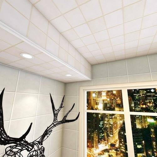 集成吊頂包柱子圖-鋁扣板集成吊頂包梁解決