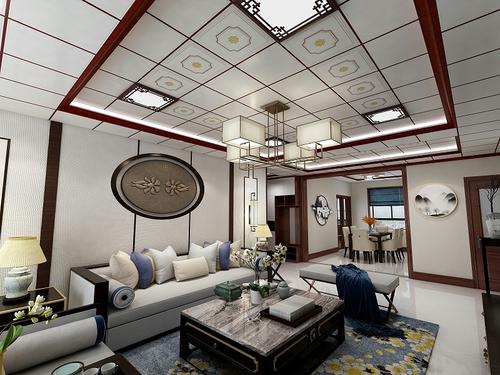 吊頂鋁扣板裝圖示-帶鋁扣板一級吊頂效果圖來參賽