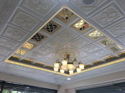 拱圓集成吊頂-鋁扣板圓形吊頂怎么安裝