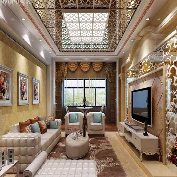 餐廳墻面鋁扣板-餐廳鏡面鋁扣板吊頂-大廳和餐廳鋁扣板