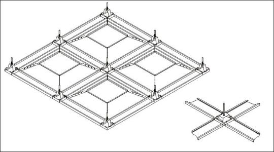 凹型吊頂鋁扣板-吊頂類型有那些