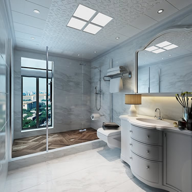 衛生間浴鋁扣板-云浮鋁扣板廠家講衛生間吊頂的材料有哪些