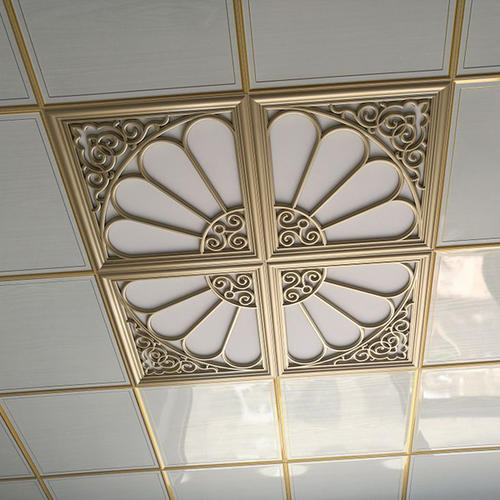 客廳吊鋁扣板平板圖-鋁扣板平吊客廳吊頂效果圖-客廳鋁扣板吊平