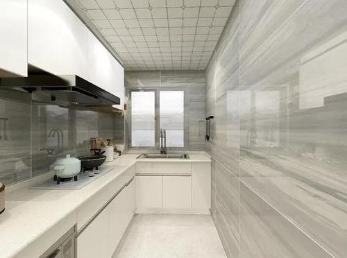 灰白鋁扣板吊頂圖片-跟客廳鋁扣板吊頂廠家看看鋁扣板吊頂怎么搭配的好看