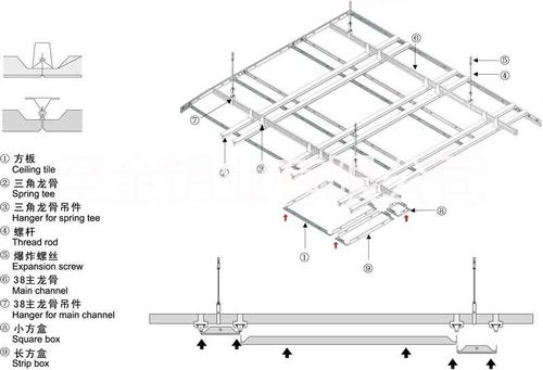 鹽城鋁扣板生產廠家-品牌商城鋁扣板工程案例效果圖