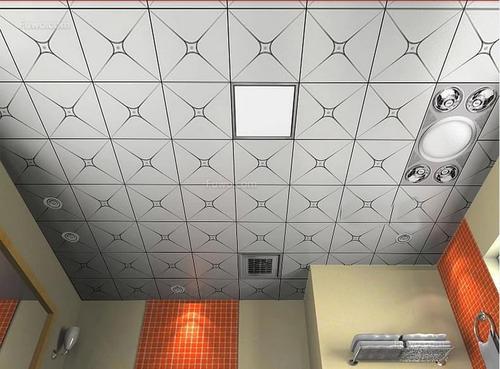 鋁扣板吊頂貼圖效果圖-來看看衛生間鋁扣板吊頂廠家總結的