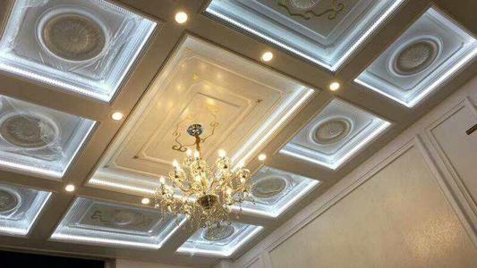 微信集成吊頂頭像-鋁扣板集成吊頂vs石膏板吊頂