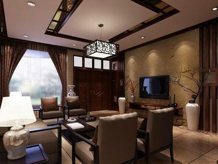 鋁扣板中式吊頂-還在說客廳鋁扣板吊頂又土又丑