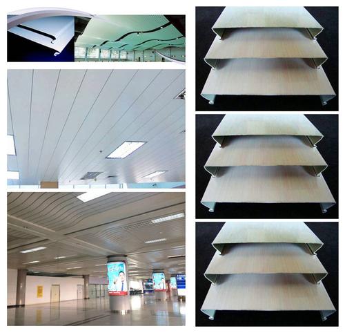 加油站條形鋁扣板-弧形加油站長條鋁扣板-廣東加油站條形鋁扣板