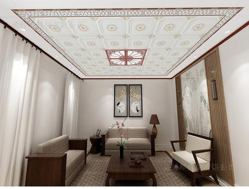 現代中式集成吊頂-集成吊頂鋁天花pK傳統天花吊頂的區別