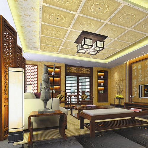 全鋁集成吊頂效果圖-多款臥室集成鋁扣板吊頂效果圖