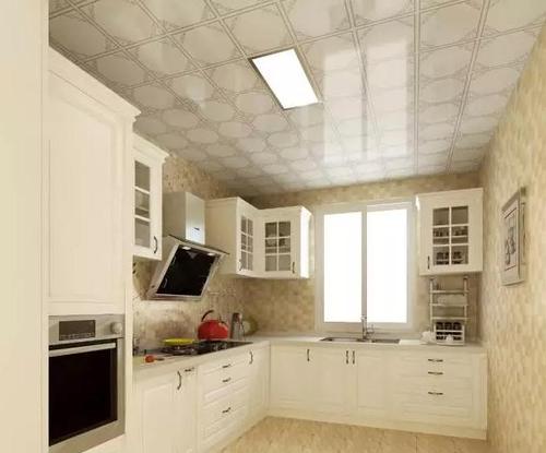廚房集成吊頂效果材質-廚房鋁扣板吊頂廠家給你深度剖析鋁扣板和石膏板那個更好