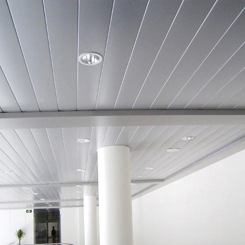 白色條形鋁扣板-什么是條形鋁扣板吊頂