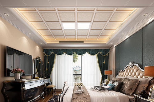 集成吊頂效果圖原圖-中式鋁扣板吊頂效果圖