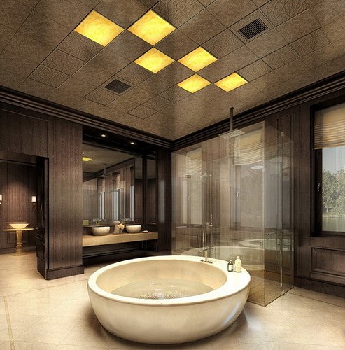 衛生間廚房鋁扣板效果圖-鋁扣板集成吊頂效果圖