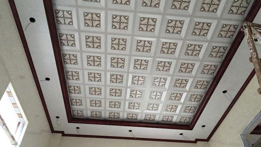 臥室鋁扣板吊頂實景圖-多款臥室集成鋁扣板吊頂效果圖