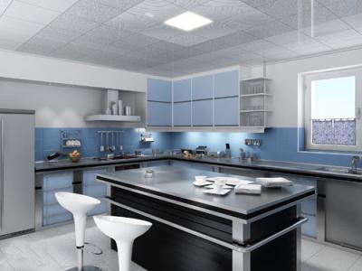 餐廳鋁扣板吊頂圖片-安裝鋁扣板吊頂的價格構成