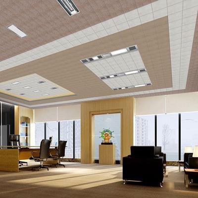 600x600工程鋁扣板-工程鋁扣板廠家解析機場鋁天花吊頂優勢