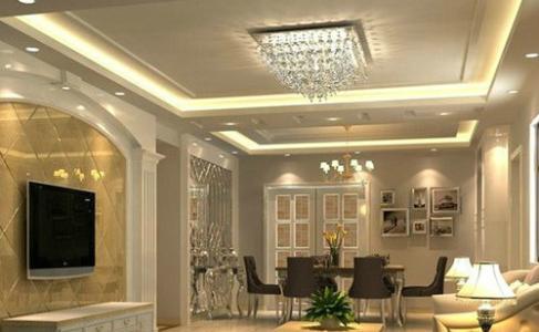 客廳鋁扣板吊頂效果圖大全-客廳鋁扣板圖片大全效果圖-鋁扣板裝飾效果圖客廳大全