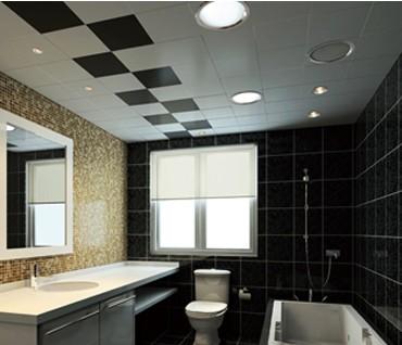 鋁合金扣板吊頂效果圖-金色鋁扣板半吊頂效果圖-鋁扣板加鈦合金邊框效果圖