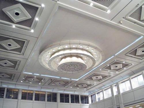 造型大廳鋁扣板-大廳天花吊頂造型鋁扣板-造型客廳鋁扣板