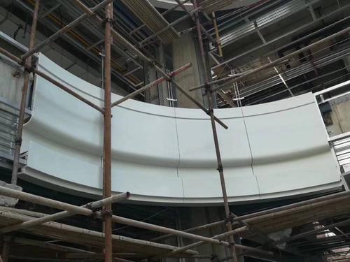 沈陽鋁單板工程-博物館工程吊頂木紋鋁單板吊頂