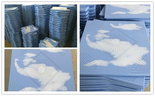 藍色鋁扣板-600*600鋁扣板吊頂能裝在哪