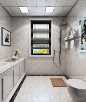 鋁扣板效果-衛生間鋁扣板吊頂圖片大放送