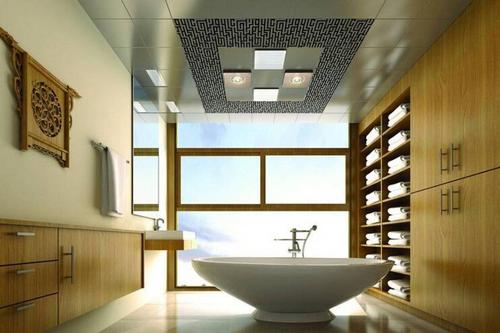 中式風格鋁扣板吊頂-客廳鋁扣板吊頂風格