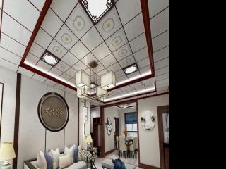 鋁扣板家裝墻面圖片-鋁扣板吊頂豪宅家裝工程案例