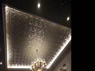 鋁扣板吊頂半吊效果圖-中式鋁扣板吊頂效果圖