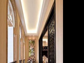 鋁扣板走廊吊頂效果圖-鋁扣板醫院工程案例效果圖