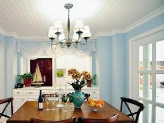 鋁扣板吊頂效果圖餐廳-現代簡約鋁扣板吊頂效果圖