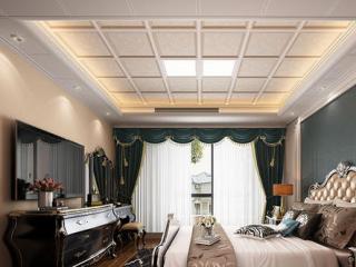 現代簡約鋁扣板吊頂-帶鋁扣板一級吊頂效果圖來參賽